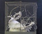 Birdcage: 14" x 15" x 8"